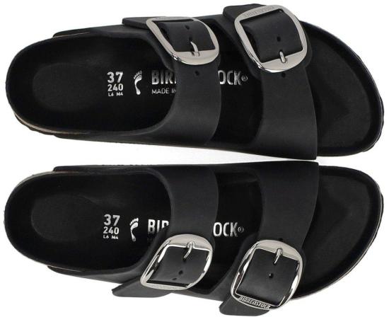 26SS 버켄스탁 뮬/슬리퍼 1011075ARIZONABIGBUCKLEBLACK - BIRKENSTOCK