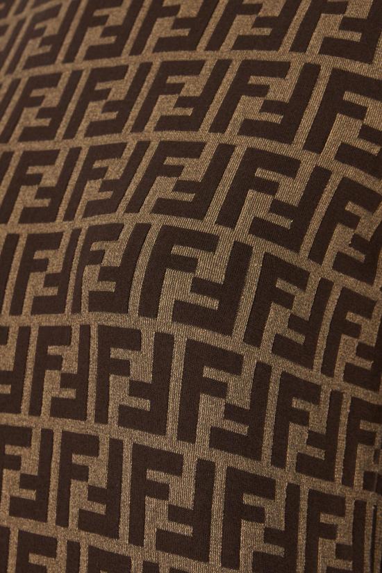 26SS 펜디 FF 자카드 코튼 하이칼라 스웨터 FZXC73ASJTF0GGE DIVERS - FENDI