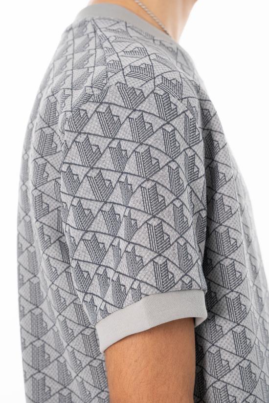 26SS 라코스테 반팔 티셔츠 TH1197 41I Grey - LACOSTE