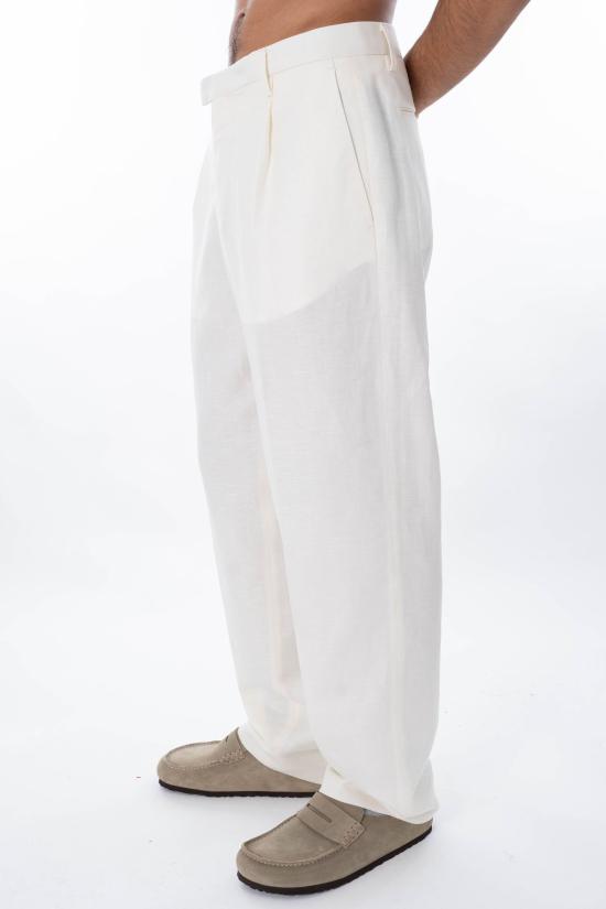 26SS 브릴리아1949 스트레이트 팬츠 MARGUTTAS 300130 120 White - BRIGLIA 1949