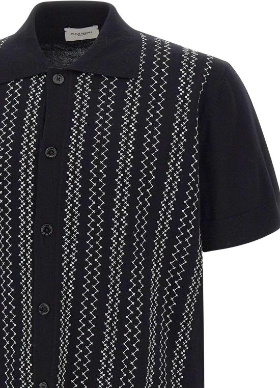 26SS 파올로페코라 반팔 셔츠 A048F9009000 BLACK - PAOLO PECORA