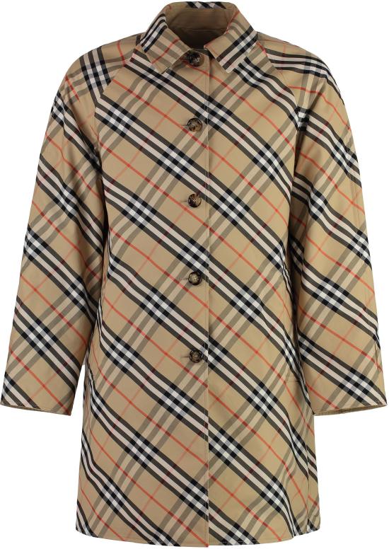  버버리 체크 리버서블 코트 8091071 BEIGE - BURBERRY