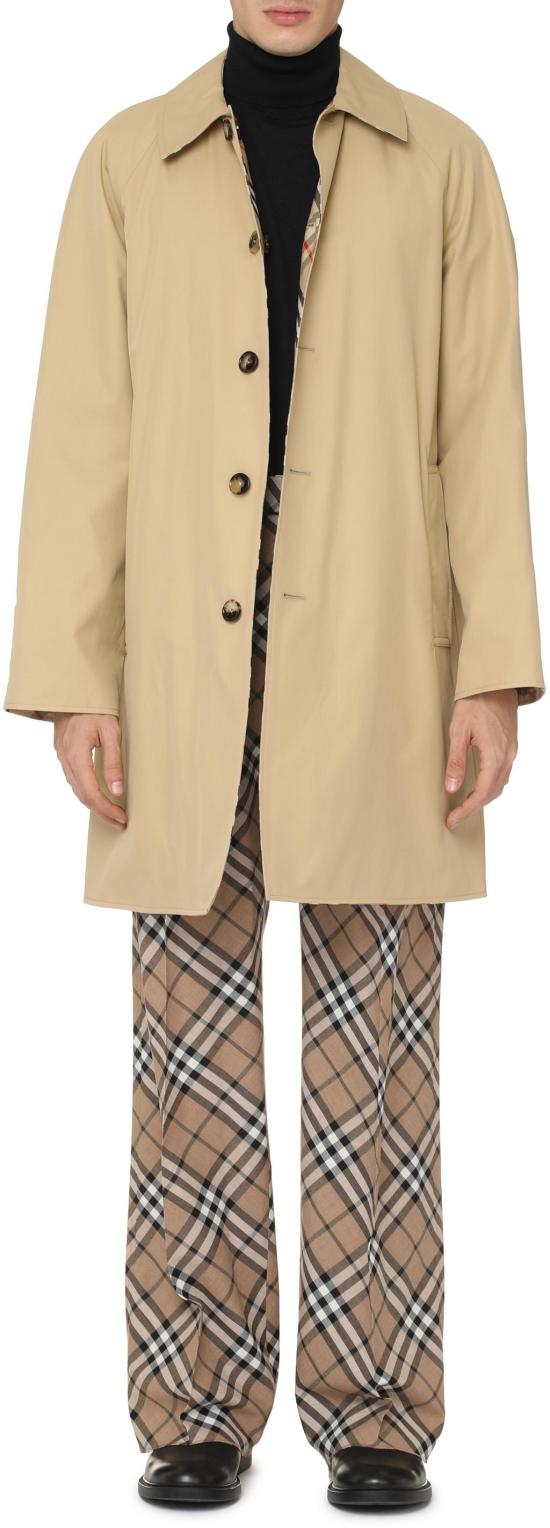  버버리 체크 리버서블 코트 8091071 BEIGE - BURBERRY