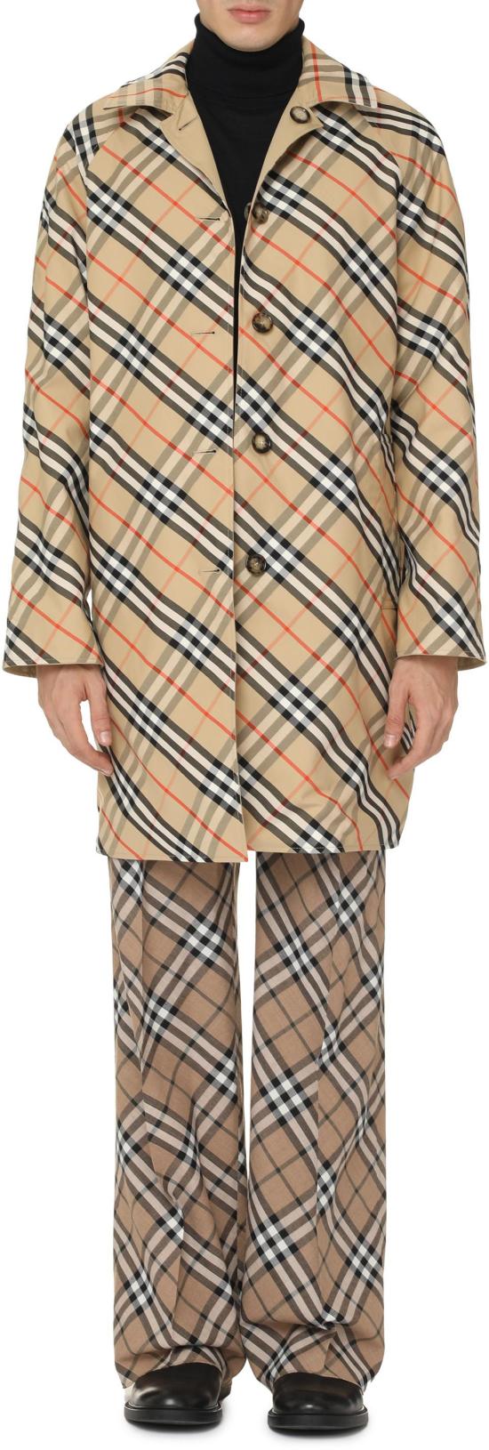  버버리 체크 리버서블 코트 8091071 BEIGE - BURBERRY