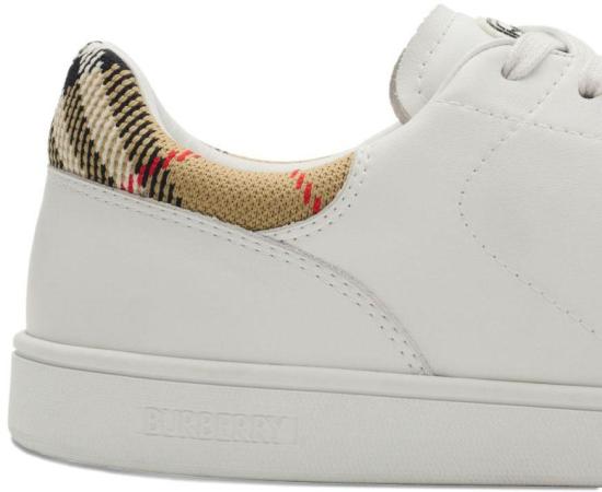 26SS 버버리 레더 세트 스니커즈 8118850A1464 WHITE - BURBERRY
