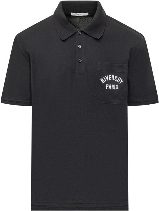 26SS 지방시 폴로 티셔츠 BML00T3YSD499 BLACK