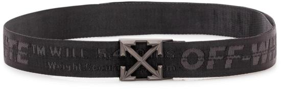 26SS 오프화이트 가죽 벨트 OMRB14LC99FAB0011010 BLACK