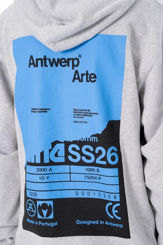 26SS 아르떼 앤트워프 후드 티셔츠 126H GREY Grey - ARTE ANTWERP