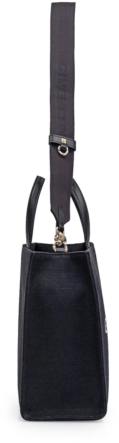 지방시 캔버스 미디움 G 토트백 BB50N2B1F1001 BLACK - GIVENCHY