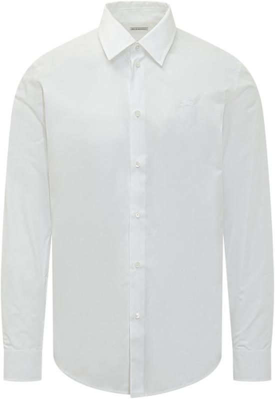 26SS 버버리 레귤러핏 코튼 포플린 셔츠 8122007A1462 WHITE
