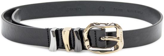 25FW 핑코 레귤러 벨트 105465A2QKZ99P BLACK