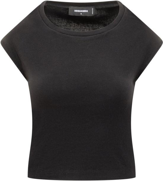 25FW 디스퀘어드2 민소매 티셔츠 S75GD0483D20021900 BLACK