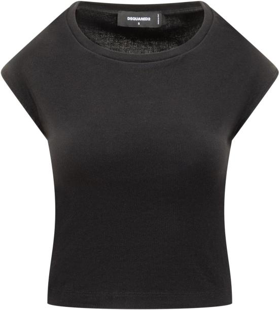 25FW 디스퀘어드2 민소매 티셔츠 S75GD0483D20021900 BLACK