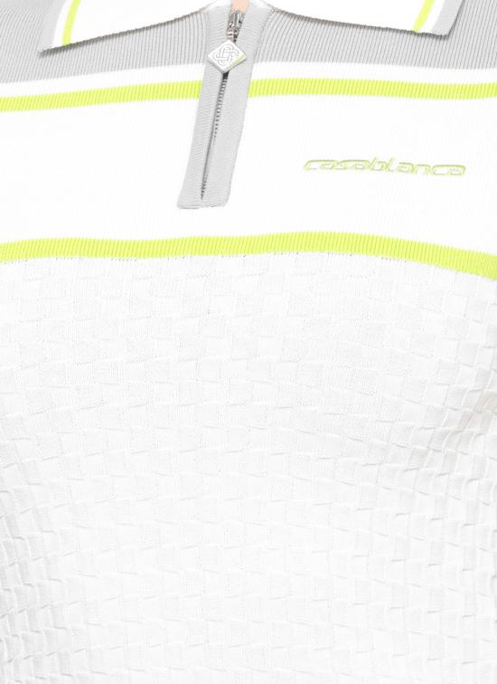 26SS 카사블랑카 폴로 티셔츠 50673965334814 WHITE - CASABLANCA