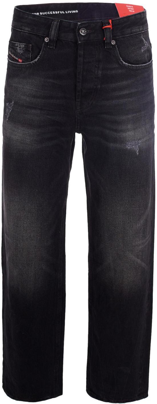 26SS 디젤 2001 D 매크로 릴렉스 핏 데님 팬츠 A115980BEBB02 BLACK