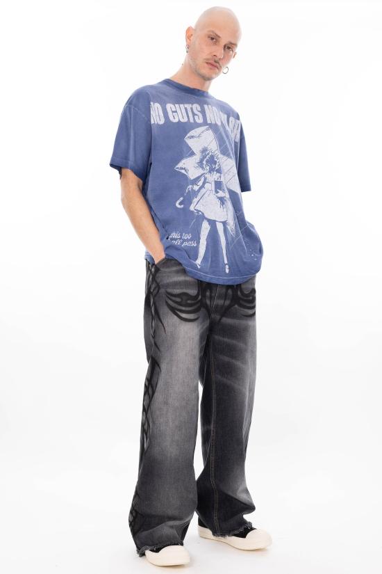 26SS 헬스타 탑 HSSTTEE02 BLUE Blue - HELLSTAR