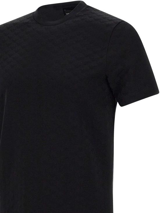 25FW 엠포리오 아르마니 반팔 티셔츠 8N1TL71JHWZ0999 BLACK - EMPORIO ARMANI