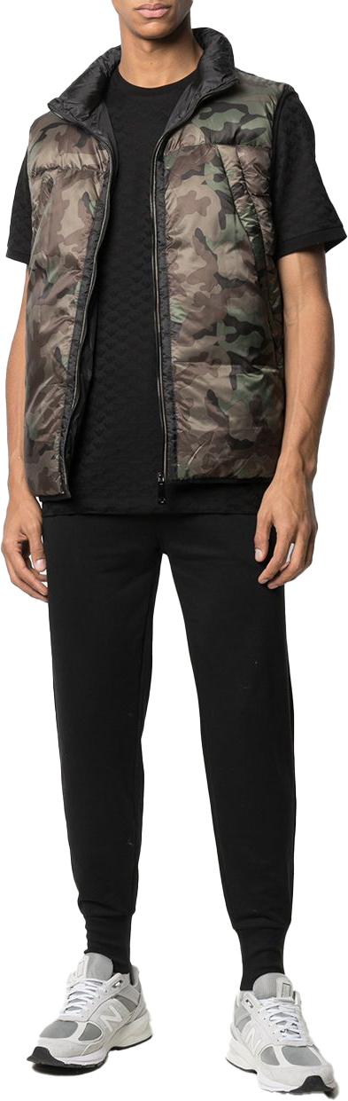 25FW 엠포리오 아르마니 반팔 티셔츠 8N1TL71JHWZ0999 BLACK - EMPORIO ARMANI