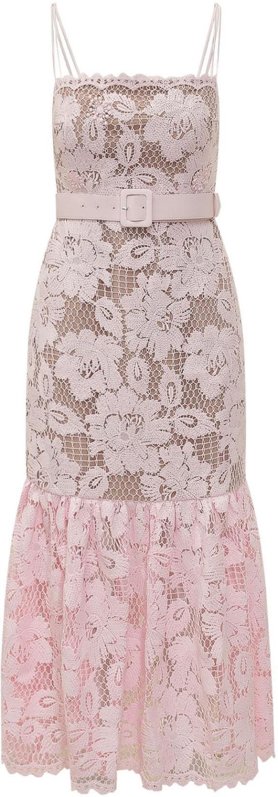 26SS 셀프 포트레이트 롱 원피스 SS26007MAPPINK