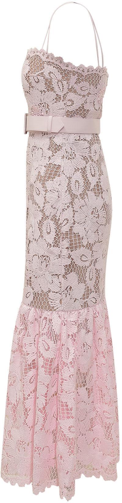 26SS 셀프 포트레이트 롱 원피스 SS26007MAPPINK - SELF PORTRAIT