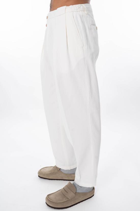 26SS 브릴리아1949 스트레이트 팬츠 PORTOBELLOD 300016 120 White - BRIGLIA 1949