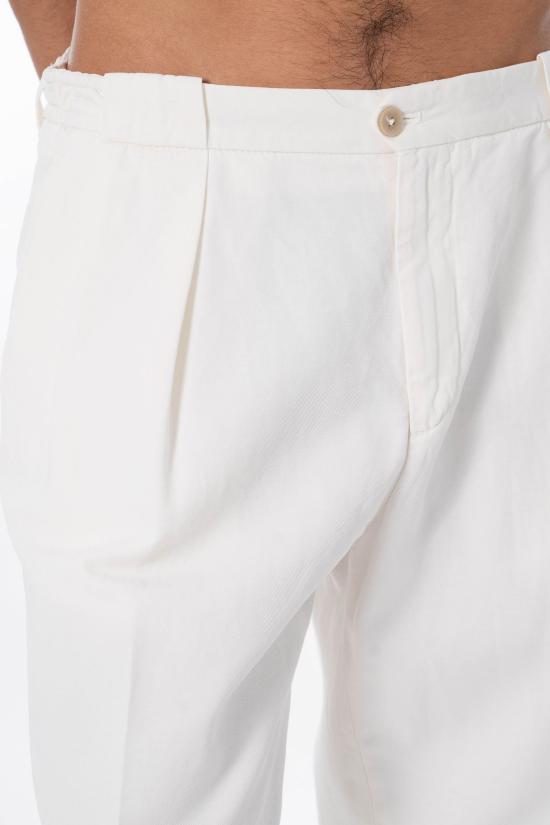 26SS 브릴리아1949 스트레이트 팬츠 PORTOBELLOD 300016 120 White - BRIGLIA 1949