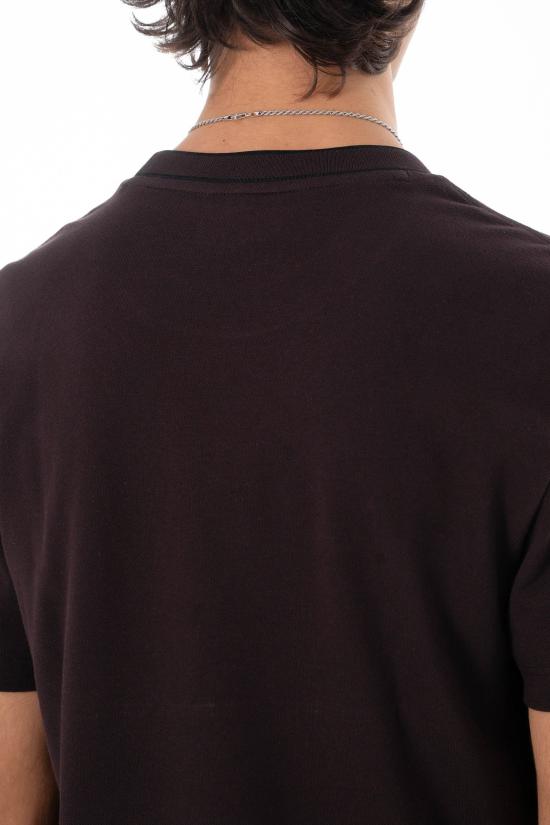 26SS 라코스테 반팔 티셔츠 TH8174 SS26 3LA Brown - LACOSTE