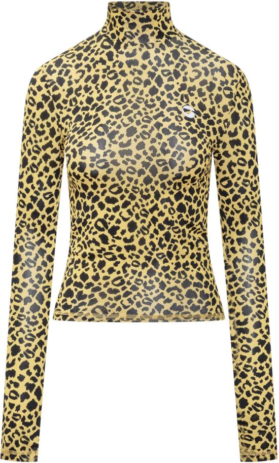 25FW 코페르니 긴팔 티셔츠 COPJS20F5032LEOPARD YELLOW