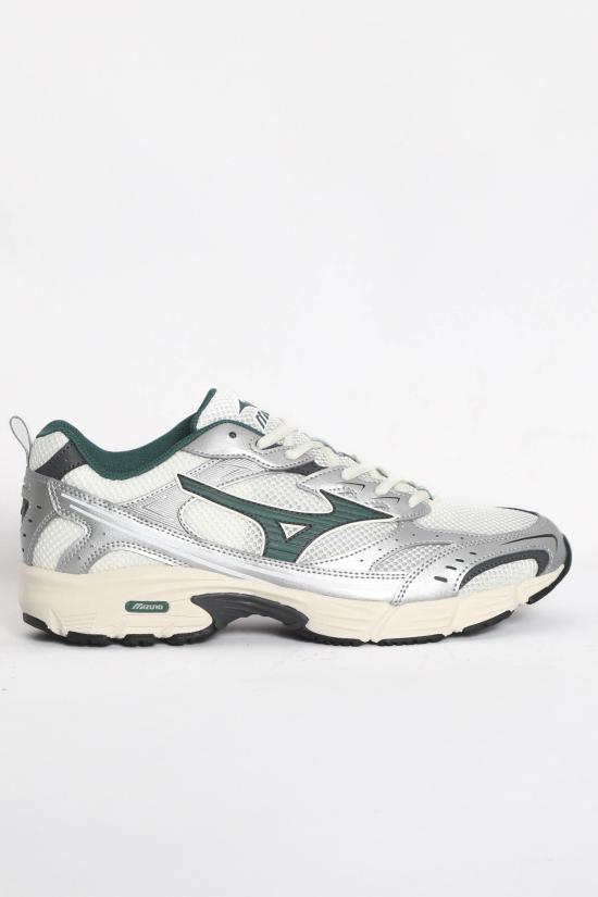 26SS 미즈노 스니커즈 D1GA245111 SNOW WHITE BISTRO GREEN SILVER White