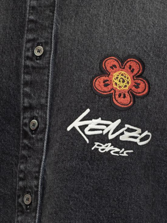 25FW 겐조 블라우스 FF62DC2506C8BS DONKERGREY - KENZO