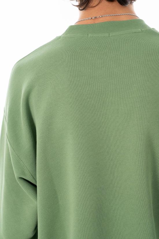 26SS 라코스테 루즈핏 크루넥 풀오버 SH7745 SS26 02M Green - LACOSTE