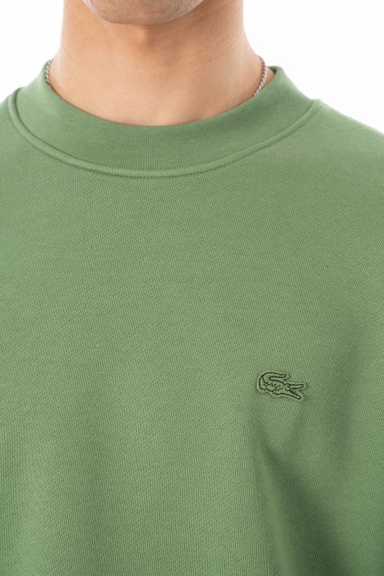 26SS 라코스테 루즈핏 크루넥 풀오버 SH7745 SS26 02M Green - LACOSTE