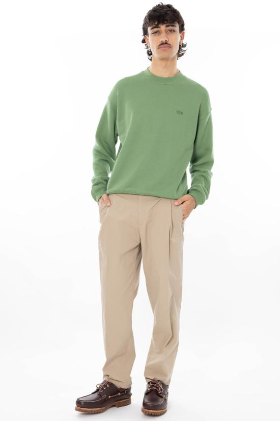 26SS 라코스테 루즈핏 크루넥 풀오버 SH7745 SS26 02M Green - LACOSTE