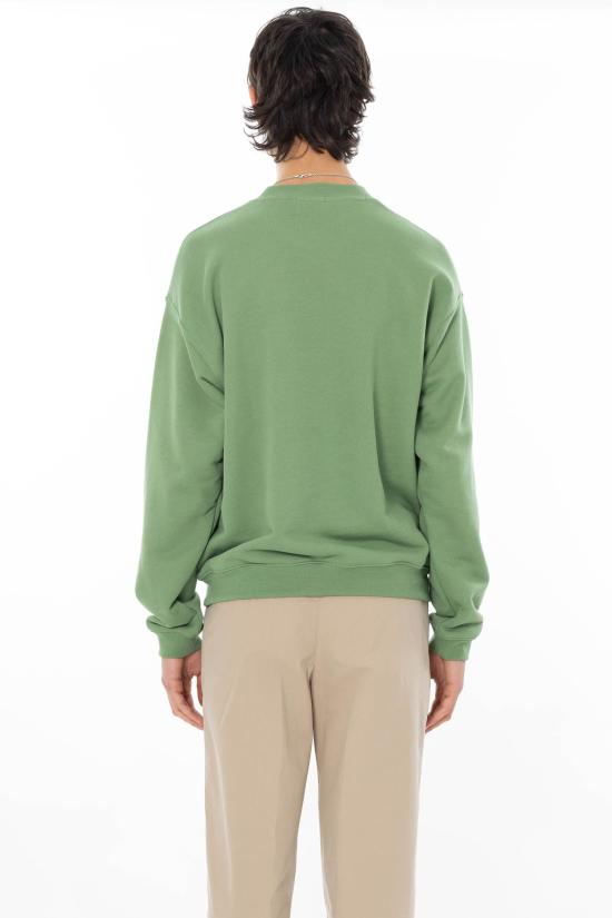 26SS 라코스테 루즈핏 크루넥 풀오버 SH7745 SS26 02M Green - LACOSTE