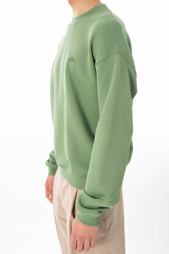 26SS 라코스테 루즈핏 크루넥 풀오버 SH7745 SS26 02M Green - LACOSTE