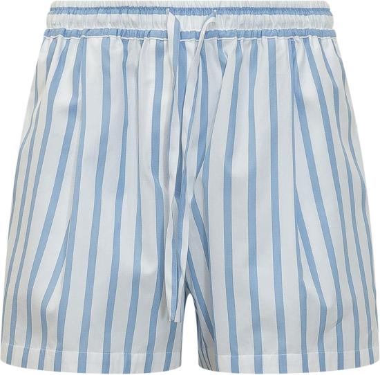 26SS 돌체앤가바나 스트라이프 포플린 쇼츠 FTDJHTFR52WS8051 LICHTBLUE