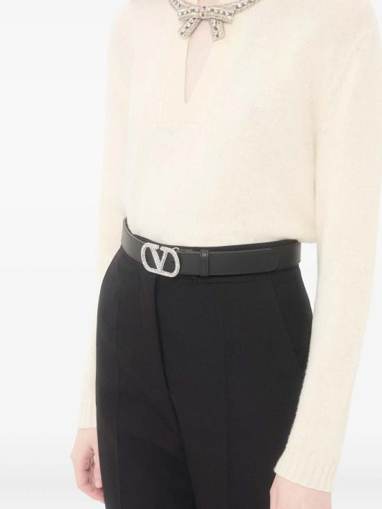 26SS 발렌티노 가라바니 레귤러 벨트 8W2T0SM3DHQ0NO Black - VALENTINO GARAVANI