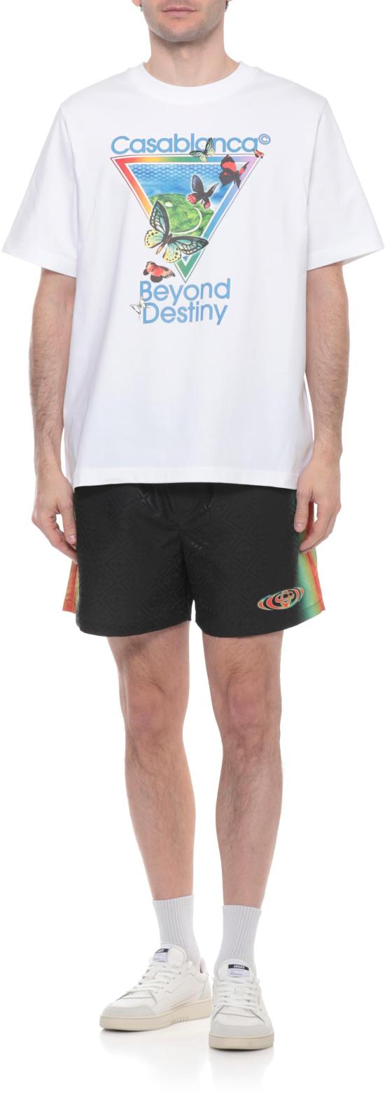 26SS 카사블랑카 탑 MSP26JTS00116 WHITE - CASABLANCA