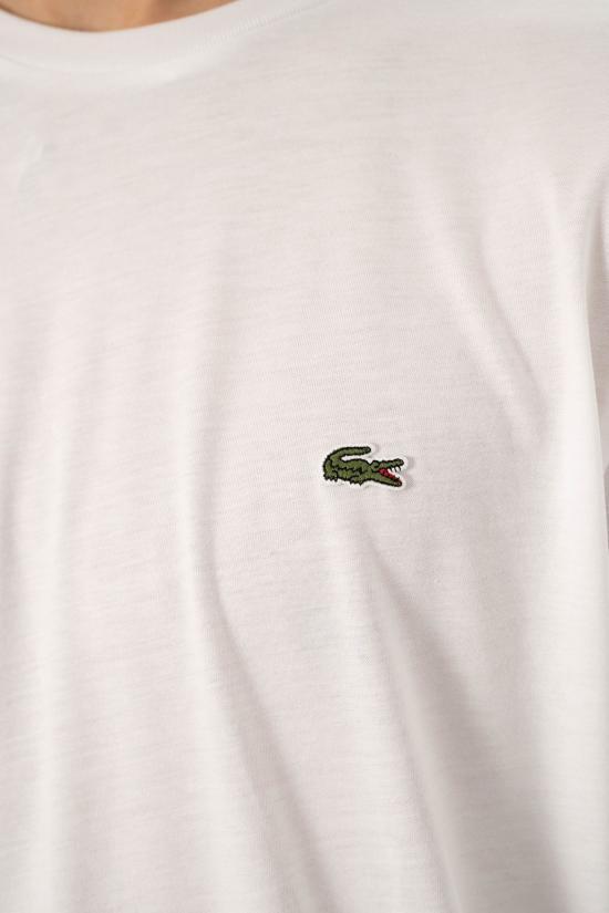 26SS 라코스테 피마 코튼 저지 크루넥 티셔츠 TH6709 SS26 1 White - LACOSTE