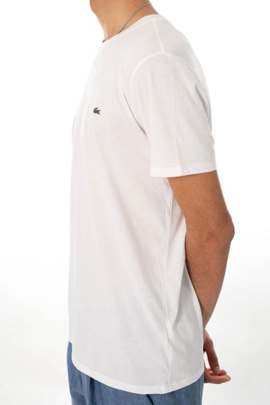 26SS 라코스테 피마 코튼 저지 크루넥 티셔츠 TH6709 SS26 1 White - LACOSTE