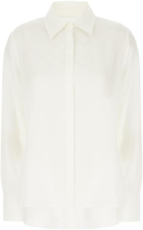 25SS 살바토레 페라가모 셔츠 781825001 WHITE