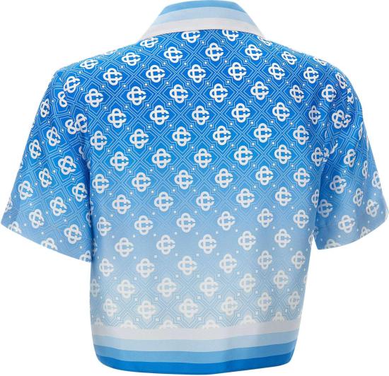 26SS 카사블랑카 블라우스 WSS26SH26601 BLUE - CASABLANCA