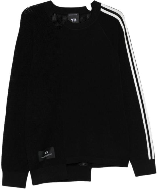 26SS 와이쓰리 스웨터 KR2395BLACKCWHITE