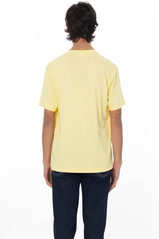 26SS 라코스테 반팔 티셔츠 TH7318 SS26 107 Yellow - LACOSTE