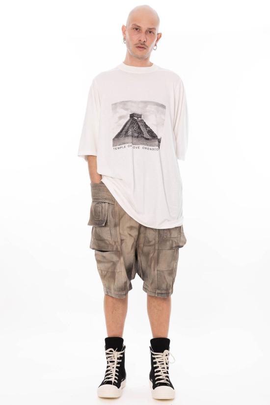 26SS 다크쉐도우 반팔 티셔츠 DU01F4274 RNEP2 1109 White - DRKSHDW