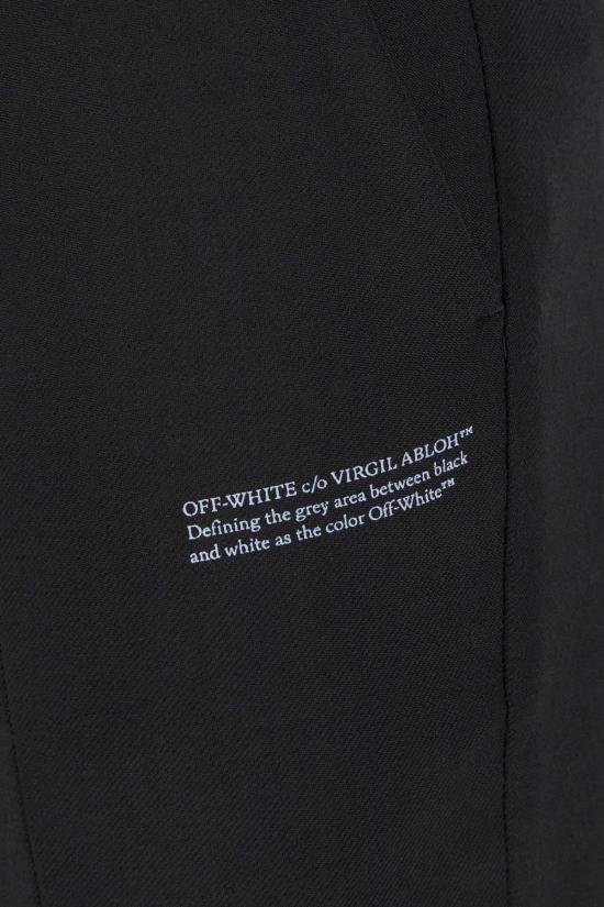  오프화이트 플레어 팬츠 OWCA136C99FAB0011001 BLACK - OFF WHITE