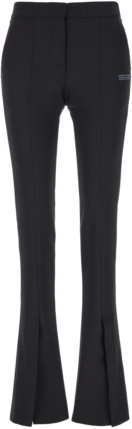  오프화이트 플레어 팬츠 OWCA136C99FAB0011001 BLACK