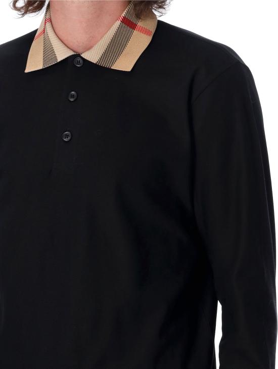 26SS 버버리 코튼 폴로셔츠 8098812A1189 BLACK - BURBERRY