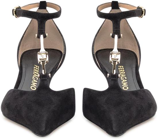 25FW 살바토레 페라가모 힐/펌프스 01K2950784932001 BLACK - SALVATORE FERRAGAMO