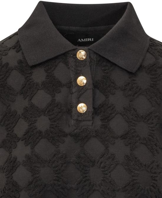 25FW 아미리 폴로 티셔츠 AWJYPO1009BLACK - AMIRI
